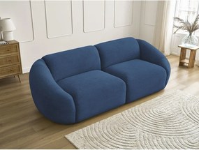 Ciemnoniebieska sztruksowa sofa 250 cm Tina – Bobochic Paris