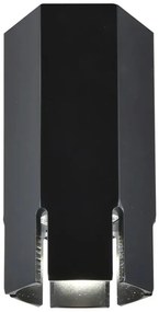Czarna minimalistyczna lampa sufitowa - 3X D257 L2-W77