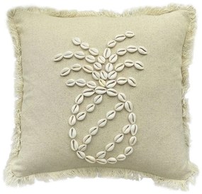 Bawełniana poszewka na poduszkę 43x43 cm Seashells – Mioli Decor