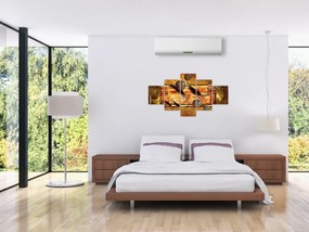 Obraz abstrakcji (125x70 cm)