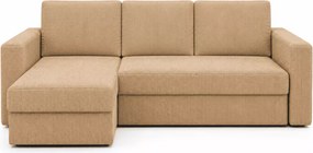 Narożnik Mirea – narożnik rozkładany DL z funkcją spania, 2 pojemniki na pościel 203×145 cm
