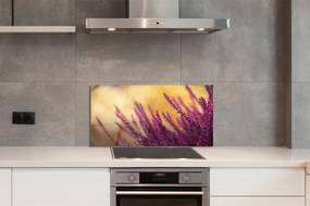 Szklany Panel Świeże Kwiaty Ogrodowe