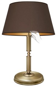 Patynowana klasyczna lampa na biurko L-B2m-L