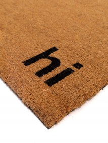 Wycieraczka kokosowa 40x60 cm HI naturalna antypoślizgowa do domu sklepu