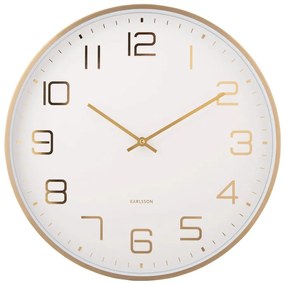 Zegar ścienny ø 40 cm Elegance Glow – Karlsson
