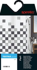 Zasłona prysznicowa 180x200 cm Part – Spirella