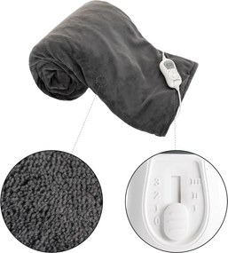 Elektryczny koc grzewczy MEDISA, ciemnoszary