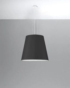Żyrandol GENEVE 50 czarny SOLLUX  LIGHTING
