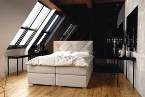 Pojedyncze łóżko boxspring Lefika 90x200 - 32 kolory