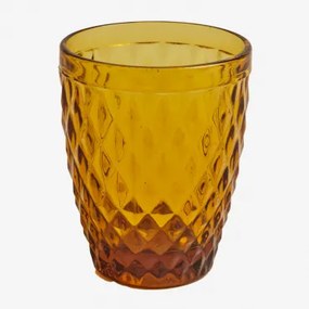 Zestaw 4 Szklanek 27 Cl Ze Szkła Koviran Żółta Ochra - Sklum