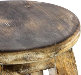 DIVERO Vintage stołek, 40 cm