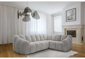 Jasnoszary narożnik (prawostronny/w kształcie litery L) Shell – Miuform