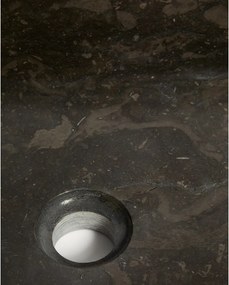 Szara kamienna umywalka 55x35 cm Darnen – Kave Home