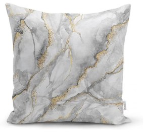 Poszewka na poduszkę Minimalist Cushion Covers Marble With Hint Of Gold, 45x45 cm