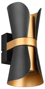 Czarno-brązowy kinkiet Coat – Trio