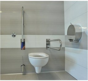 Uchwyt ścienny ze stali nierdzewnej do łazienki 62 cm Handicap U – Sapho