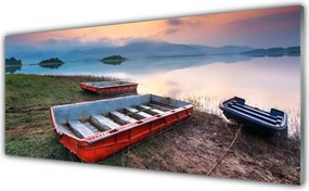 Panel nad blat kuchenny Łódź Rybacka Na Spokojnej Wodzie
