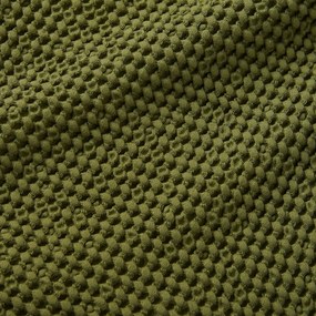 Zielony bawełniany koc 150x200 cm Jaipur Chunky Waffle – Pineapple Elephant