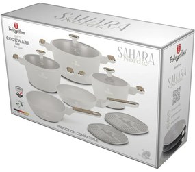 BerlingerHaus Zestaw naczyń z powłoką tytanowąSahara Nordic, 10 szt.