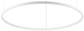 Ideal Lux - Żyrandol LED na lince ORACLE SLIM LED/53W/230V 4000K śr. 90 cm biały
