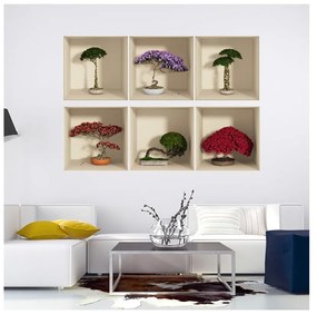 Zestaw 6 naklejek 3D Ambiance Home