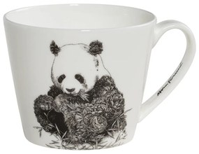 Biały porcelanowy kubek Maxwell &amp; Williams Marini Ferlazzo Panda, 450 ml