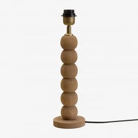 Podstawa Do Lampy Stołowej 30 Cm Z Drewna Mango Soler Drewno Mango - Sklum