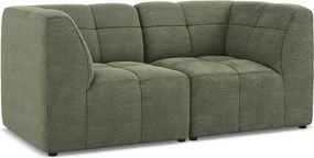 Zielona sofa z materiału bouclé 180 cm Aloha – Makamii