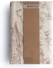 Beżowa/jasnobrązowa zasłona 135x250 cm Selvetia – Restilo