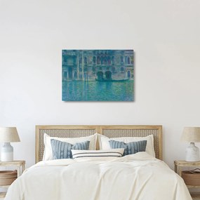 Obraz na szkle - Claude Monet, Palazzo da Mula, Venice, reprodukcje (70x50 cm)