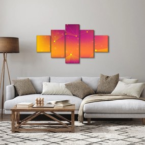 Kolorowy abstrakcyjny obraz (125x70 cm)