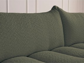 Zielona sofa z materiału bouclé 234 cm Azra – Bobochic Paris