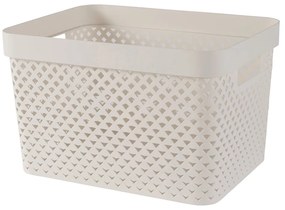 Beżowy plastikowy pojemnik 35,5x26x22 cm Pure – Curver