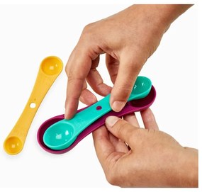 Zestaw 3 kolorowych miarek Metaltex Spoons