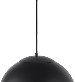 Lampa wisząca Retro czarna z przezroczystym szkłem 35 cm - Eclipse Retro Oswietlenie wewnetrzne