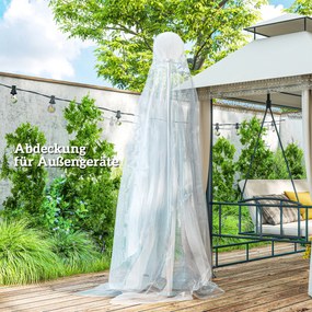 Outsunny Pokrywa szklarniowa z plastiku, Ochrona roślin, Odporna na UV i Wodę, 8 x 10 m