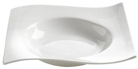 Biały głęboki porcelanowy talerz Motion – Maxwell &amp; Williams