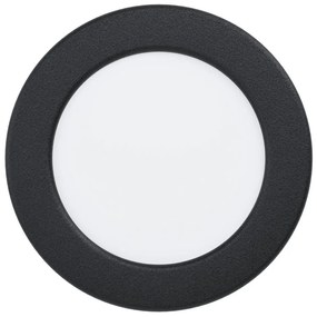 Czarna lampa LED wpuszczana w sufit FUEVA 5 – EGLO