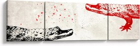 Obraz - Krokodyle (170x50 cm)