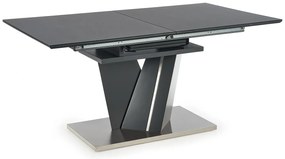 Czarny szklany stół z fukcją rozkładania - Vuppi