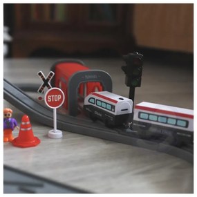 Woopie kolejka elektryczna tor most tunel 80 el.