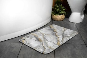 Antypoślizgowy dywanik łazienkowy Antypoślizgowy dywanik łazienkowy Szary marmur