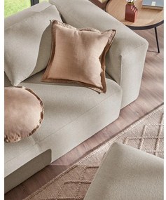 Beżowa sofa Kave Home Blok, 240 cm