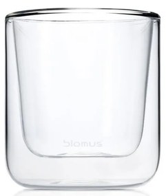 Zestaw 2 podwójnych filiżanek do kawy Blomus Nero, 200 ml
