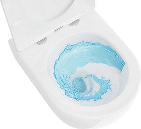 Mexen Carmen miska wc Rimless Tornado z deską wolnoopadającą slim, duroplast, biała połysk - 30880500T