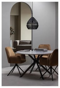 Czarna lampa wisząca WOOOD Adelaide, ø 35 cm