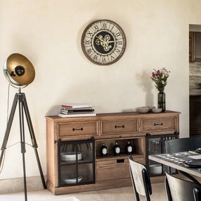 Zegar ścienny STELLA, Ø 57 cm, z cyframi rzymskimi