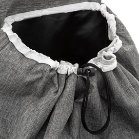 Wózek zakupowy na kółkach, szary