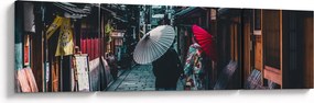 Obraz - Spacer po Tokio (170x50 cm)