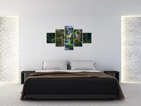 Obraz - Rzeka w skalistej dolinie (125x70 cm)
